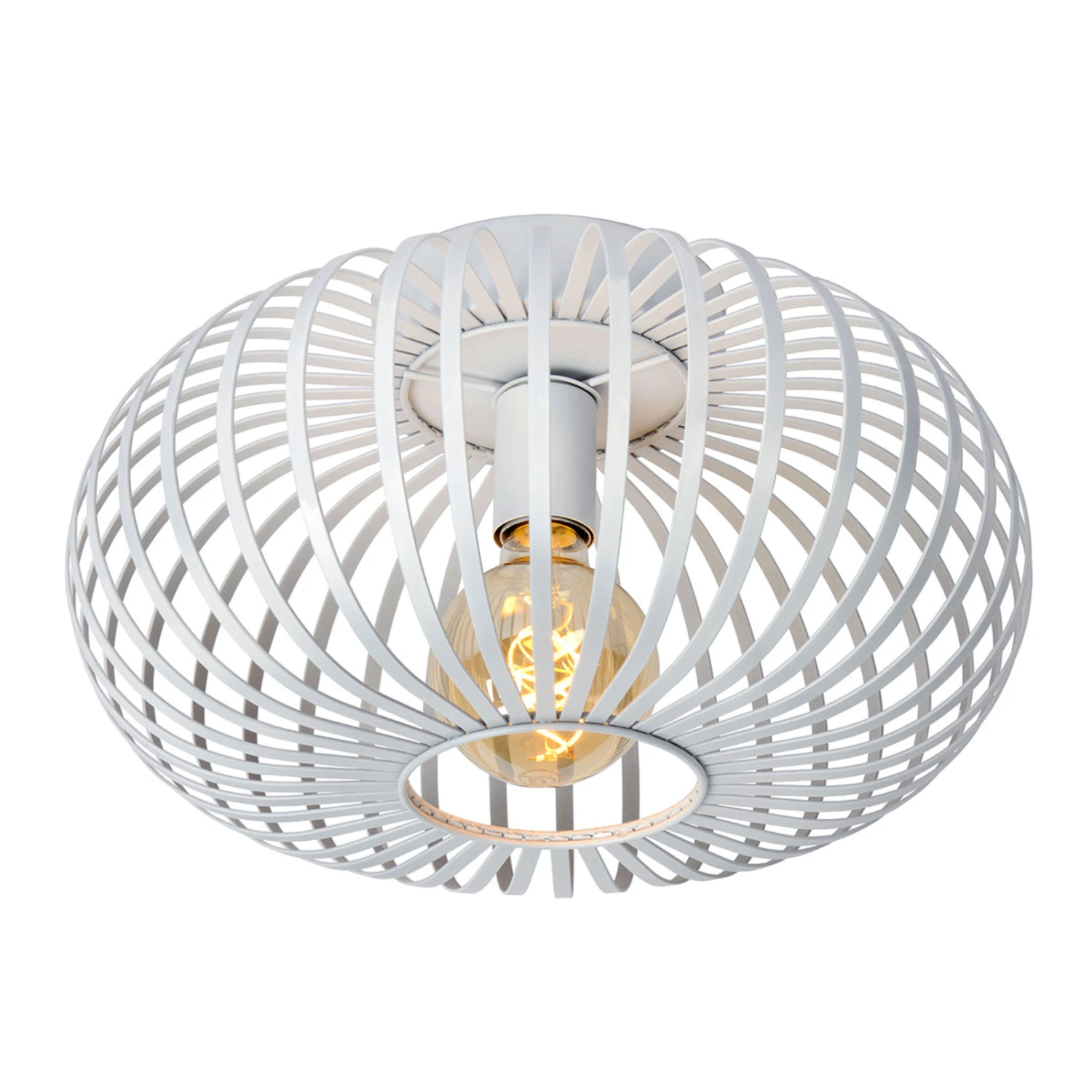 Plafonnier Cage Manuela, Ø 40 cm, Blanc 3 Plafonnier Cage Manuela, Ø 40 cm, Blanc