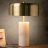 Lampe à Poser Mirasol Marbre Blanc -EGLO || By Rydens || Lucande Soldes 6055611