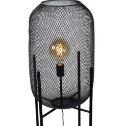 Lampadaire Mesh à Quatre Pieds, Noir -EGLO || By Rydens || Lucande Soldes 6055785 3