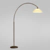 Lampe Arquée Samuele, Profondeur 165 cm, Crème -EGLO || By Rydens || Lucande Soldes 6059335