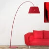 Lampadaire Arqué Marion En Rouge -EGLO || By Rydens || Lucande Soldes 6059425