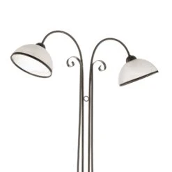 Lampadaire Antica Style Rustique, à Deux Lampes -EGLO || By Rydens || Lucande Soldes 6111153 4