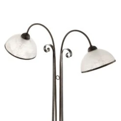 Lampadaire Antica Style Rustique, à Deux Lampes -EGLO || By Rydens || Lucande Soldes 6111153 6