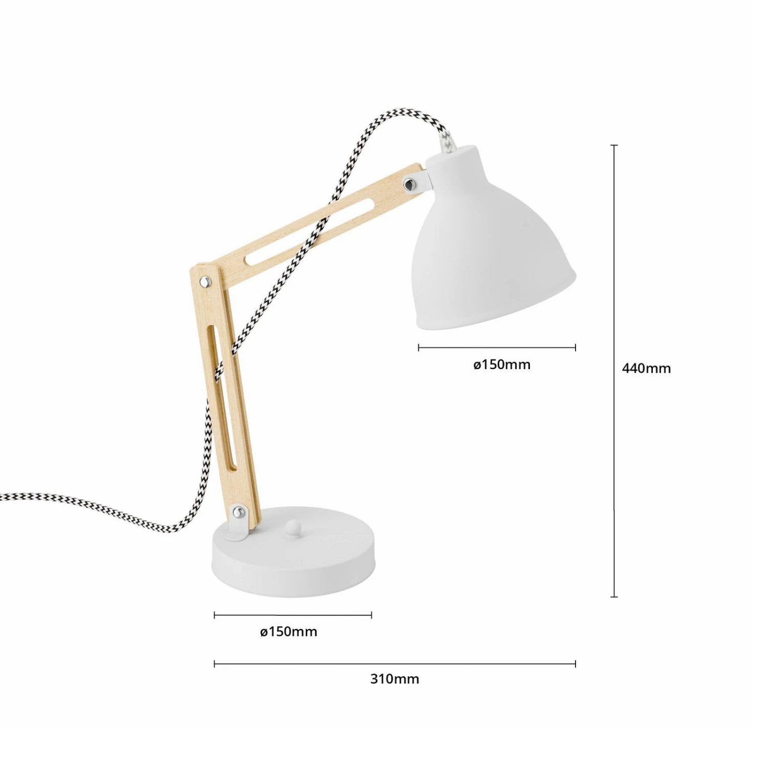 Lampe à Poser Skansen Réglable, Blanche 9 Lampe à Poser Skansen Réglable, Blanche – Image 7