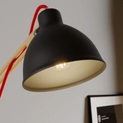 Lampe à Poser Skansen Réglable, Noire -EGLO || By Rydens || Lucande Soldes 6118042 4