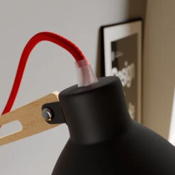 Lampe à Poser Skansen Réglable, Noire -EGLO || By Rydens || Lucande Soldes 6118042 8