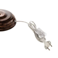 Lampe à Poser Roma En Blanc Et Brun -EGLO || By Rydens || Lucande Soldes 6118233 8