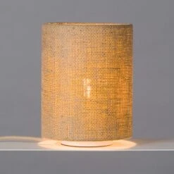 Lampe à Poser N° 15 Haricot Abat-jour Sachet Café