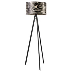LeuchtNatur Atticus Lampadaire Nero Noir 8 LeuchtNatur Atticus Lampadaire Nero Noir -EGLO || By Rydens || Lucande Soldes 6127032 2