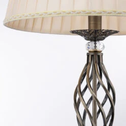 Maytoni Grace Lampadaire à 1 Lampe Laiton/beige -EGLO || By Rydens || Lucande Soldes 6727480 8