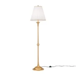Lampadaire DONATA De Style, Abat-jour Plissé -EGLO || By Rydens || Lucande Soldes 7253141 2