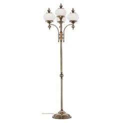 Lampadaire 4 Lampes Delia, Laiton Ancien -EGLO || By Rydens || Lucande Soldes 7254025 3