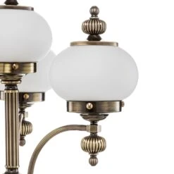 Lampadaire 4 Lampes Delia, Laiton Ancien -EGLO || By Rydens || Lucande Soldes 7254025 4