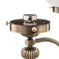 Lampadaire 4 Lampes Delia, Laiton Ancien -EGLO || By Rydens || Lucande Soldes 7254025 8