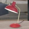 Look Vintage - Lampe à Poser Fedra Rouge -EGLO || By Rydens || Lucande Soldes 7255383
