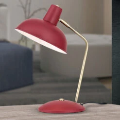 Look Vintage - Lampe à Poser Fedra Rouge 10 Look Vintage - Lampe à Poser Fedra Rouge -EGLO || By Rydens || Lucande Soldes 7255383 2