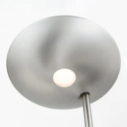 Lampadaire Indirect LED Cobra Avec Liseuse Nickel -EGLO || By Rydens || Lucande Soldes 7255392 4