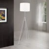 Lampadaire Roger, Trépied, Réglable En Hauteur -EGLO || By Rydens || Lucande Soldes 7255856
