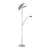 PURE Mutil Lampadaire LED, Liseuse, Argenté -EGLO || By Rydens || Lucande Soldes 7501769