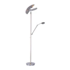 PURE Mutil Lampadaire LED, Liseuse, Argenté