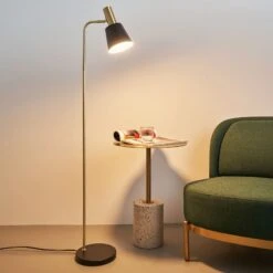 Pauleen Grand Elegance Lampadaire Noir -EGLO || By Rydens || Lucande Soldes 7602466 2