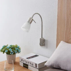 Lindby Nevyana Lampe Prise Bras Flex, Interrupteur -EGLO || By Rydens || Lucande Soldes 8032245 4