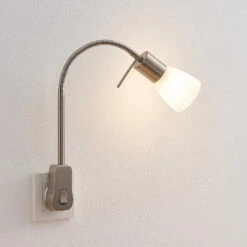 Lindby Nevyana Lampe Prise Bras Flex, Interrupteur -EGLO || By Rydens || Lucande Soldes 8032245 5