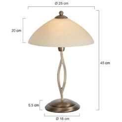 Belle Lampe à Poser Capri -EGLO || By Rydens || Lucande Soldes 8509447 2