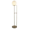 Lampadaire Sphere Laiton Ancien Avec Sphère Verre -EGLO || By Rydens || Lucande Soldes 8573081