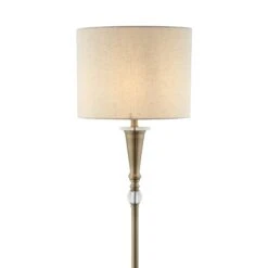 Lampadaire Oscar Avec Abat-jour En Aspect Lin -EGLO || By Rydens || Lucande Soldes 8573185 2