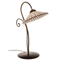 Lampe à Poser Rosina Bronze Abat-jour En Céramique -EGLO || By Rydens || Lucande Soldes 8603014 3