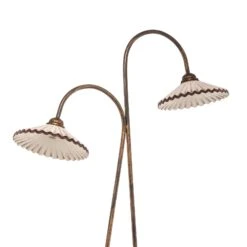 Lampadaire Rosina Avec 2 Abat-jour En Céramique -EGLO || By Rydens || Lucande Soldes 8603015 4