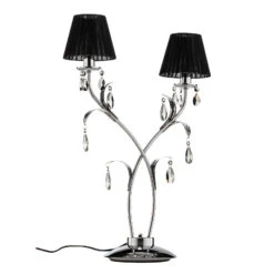 Lampe à Poser Jacqueline, à 2 Lampes, Noire -EGLO || By Rydens || Lucande Soldes 8603071 5