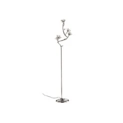 Lampadaire Ninfea, Chrome, Fleurs Cristal, 175 Cm -EGLO || By Rydens || Lucande Soldes 8603169 2