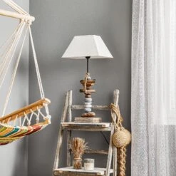 Lampe à Poser Seregon Décor Pierre, Hauteur 63 Cm -EGLO || By Rydens || Lucande Soldes 8603237 2