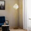 Lampadaire Ruben Avec Plaques De Nacre -EGLO || By Rydens || Lucande Soldes 8603242