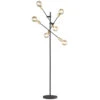 Lampadaire Cross Au Design Noir Et Doré Tendance -EGLO || By Rydens || Lucande Soldes 9005541