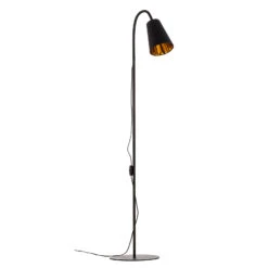 Lampadaire Wire, Noir-doré -EGLO || By Rydens || Lucande Soldes 9050186 3
