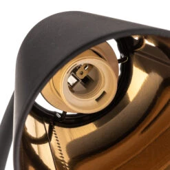 Lampadaire Wire, Noir-doré -EGLO || By Rydens || Lucande Soldes 9050186 7