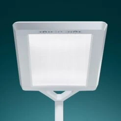 Lampadaire LED Yara.single 4 000K, BT, LTX, Argent -EGLO || By Rydens || Lucande Soldes 9600160 2
