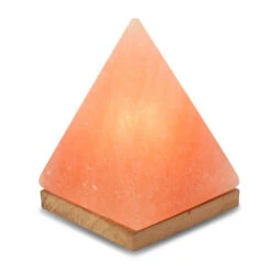Lampe De Sel Pyramide Avec Socle, Ambre -EGLO || By Rydens || Lucande Soldes 9608071 2