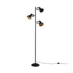 Lampadaire Lilly Noir à Trois Spots -EGLO || By Rydens || Lucande Soldes 9621237 2