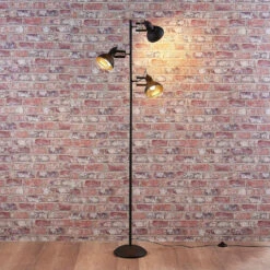 Lampadaire Lilly Noir à Trois Spots -EGLO || By Rydens || Lucande Soldes 9621237 3