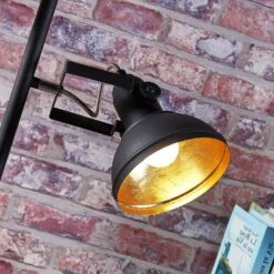 Lampadaire Lilly Noir à Trois Spots -EGLO || By Rydens || Lucande Soldes 9621237 5