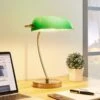 Lampe De Banquier Selea Avec Abat-jour Vert -EGLO || By Rydens || Lucande Soldes 9621922