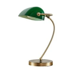 Lampe De Banquier Selea Avec Abat-jour Vert 13 Lampe De Banquier Selea Avec Abat-jour Vert -EGLO || By Rydens || Lucande Soldes 9621922 2