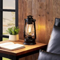 Lindby Raisa Lampe à Poser, Lanterne, Rouille -EGLO || By Rydens || Lucande Soldes 9624812 2