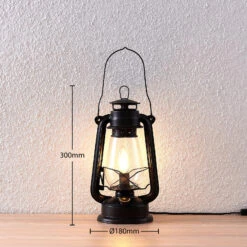 Lindby Raisa Lampe à Poser, Lanterne, Rouille -EGLO || By Rydens || Lucande Soldes 9624812 4
