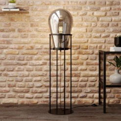 Lucande Viyan Lampadaire Avec Ballon En Verre