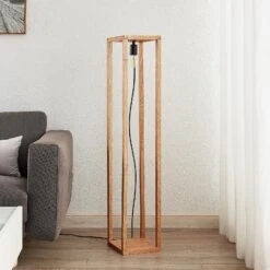 Lucande Sedrik Lampadaire En Forme De Caisse -EGLO || By Rydens || Lucande Soldes 9626241 2